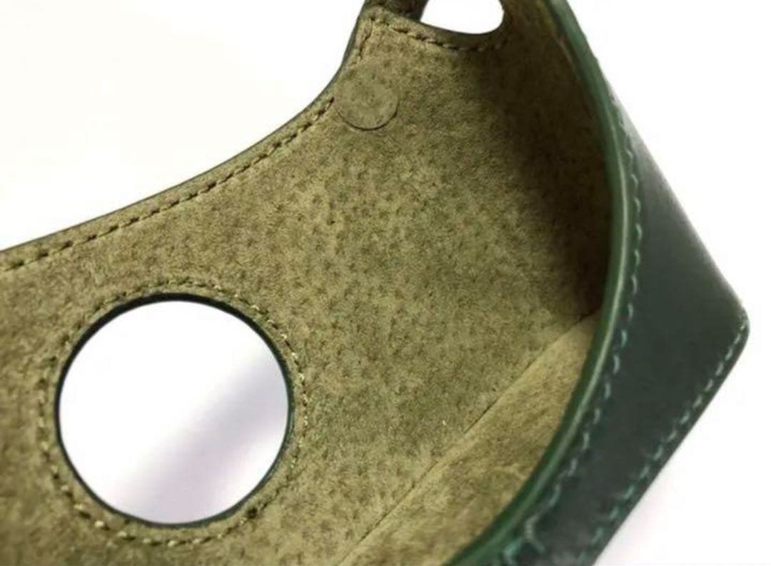 新品 イタリア製本革 カメラケース LEICA ライカ 初期M3用 緑