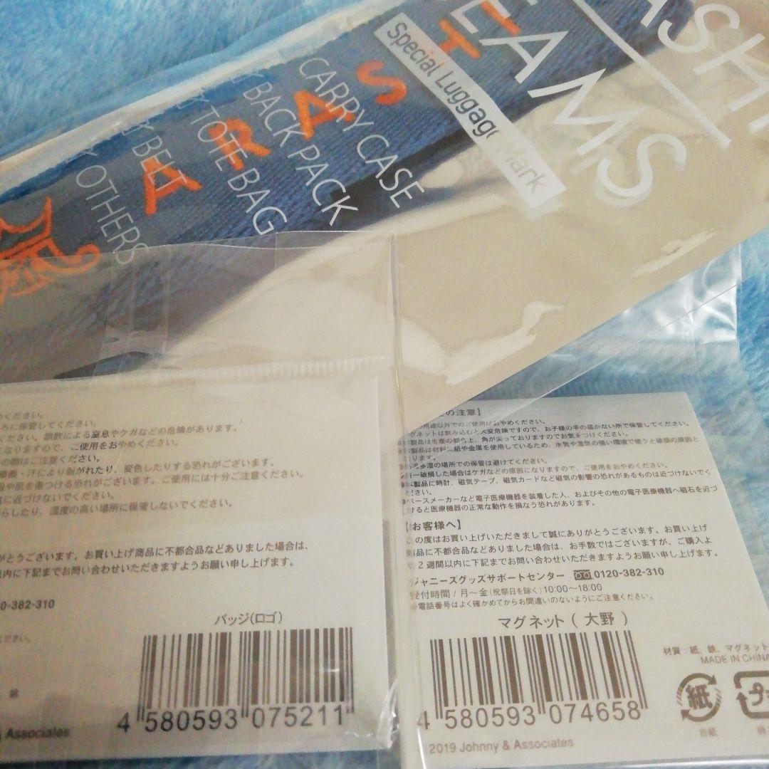 嵐を旅する展覧会　嵐 BEAMS ラゲージマーク (青)大野智