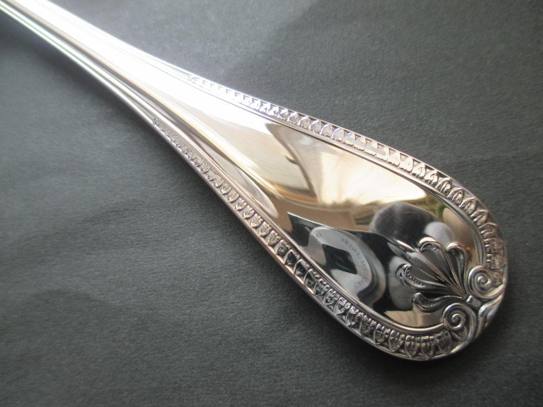 極美品☆仏蘭西高級銀器☆クリストフルシルバー ソースレードル1本　マルメゾン