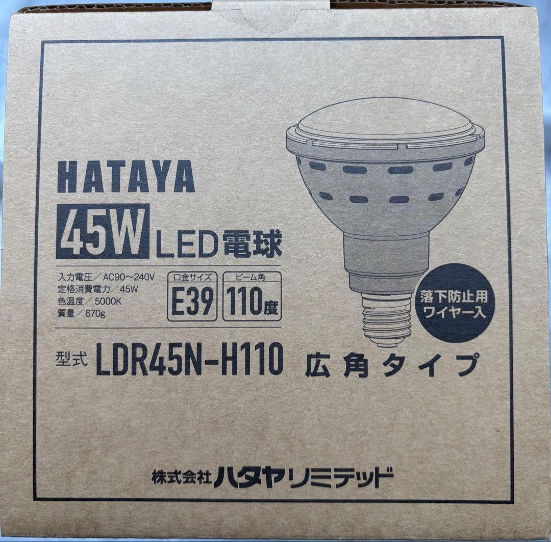 HATAYA 45W LED電球 LDR45N-H110