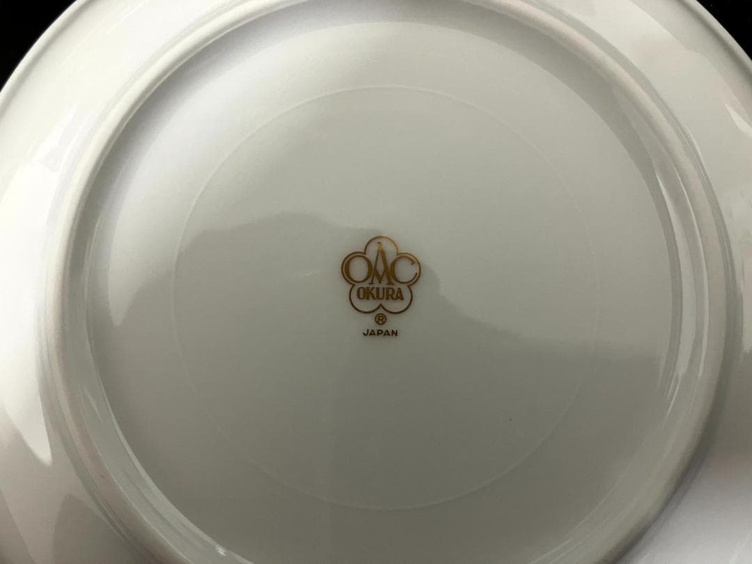 大倉陶園　ブルーローズ　銘々皿　5枚