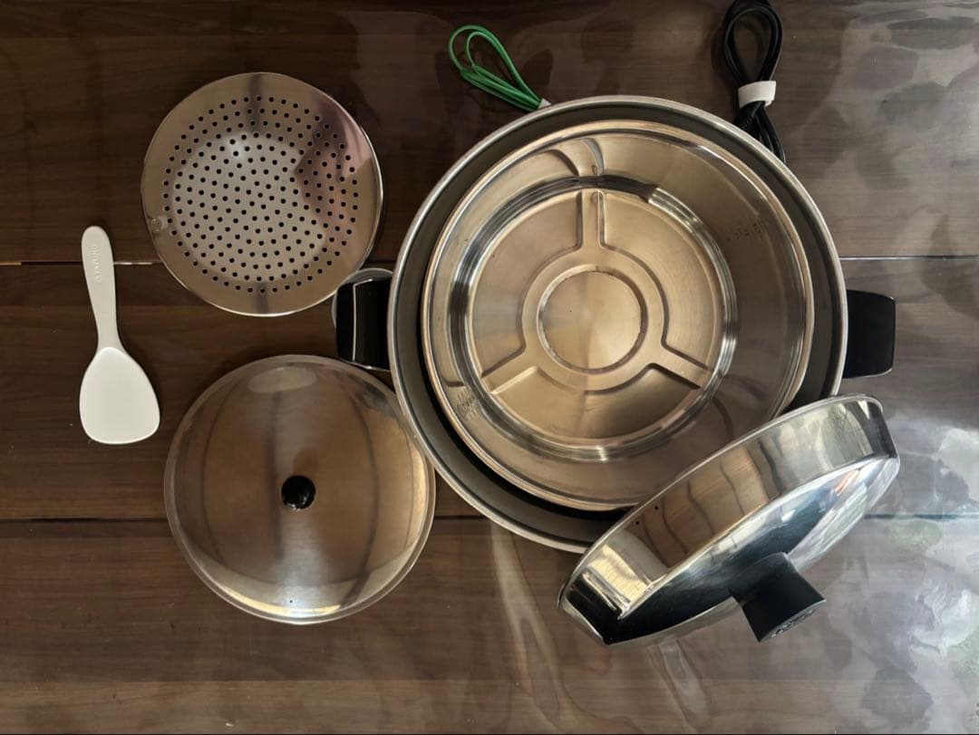 TATUNG 大同電鍋 10合用 フルセット 説明書つき レシピ本付き