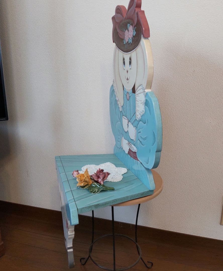 トールペイント作品 おしゃれうさぎ