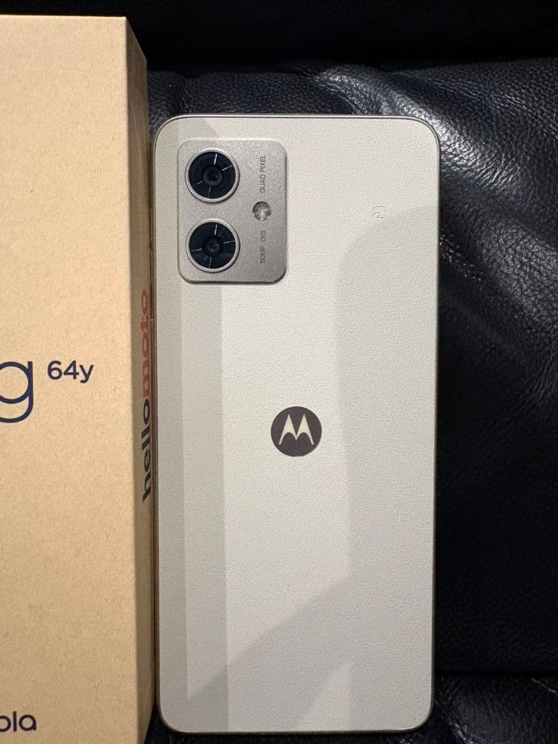 新品　motorola moto g 64y 5G 本体バニラクリーム