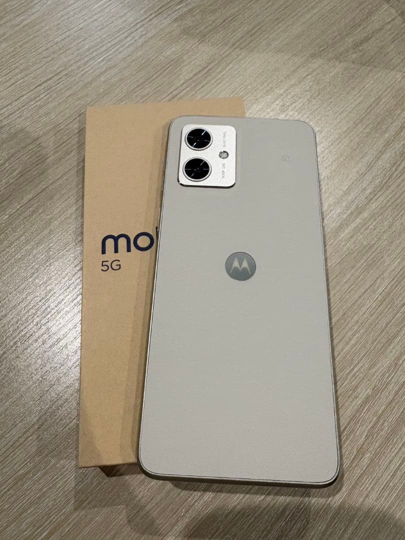 新品　motorola moto g 64y 5G 本体バニラクリーム