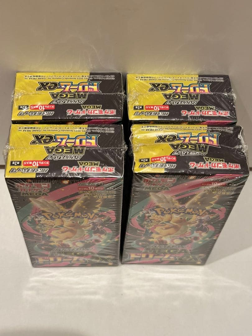 ポケモンカード　MEGAドリームex 4 BOX シュリンク付き