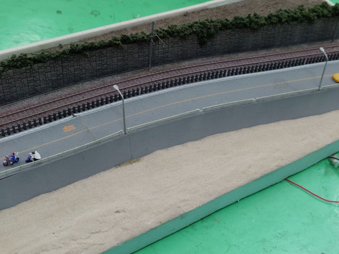 まぐなNゲージ ジオラマ湾岸道路。