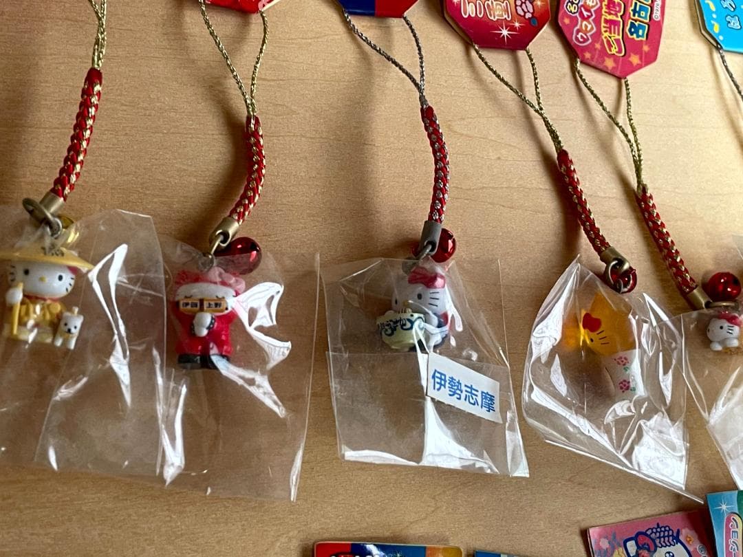 経年劣化品　ご当地キティ ハローキティ　根付けストラップ まとめ売り