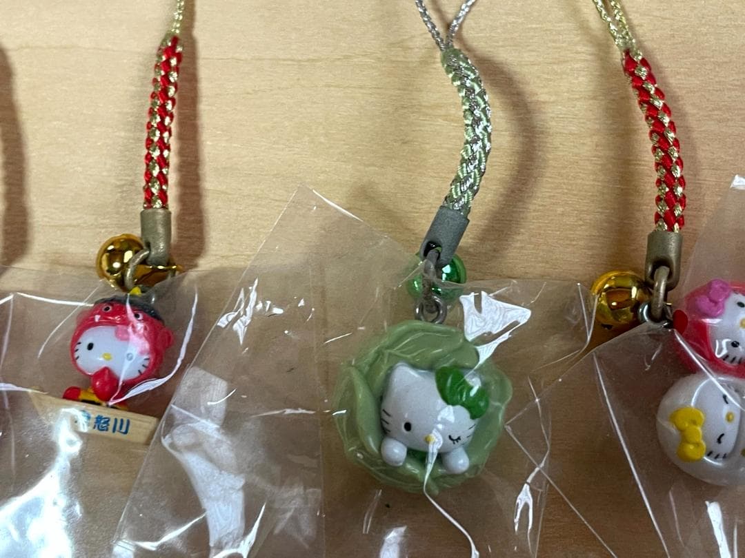 経年劣化品　ご当地キティ ハローキティ　根付けストラップ まとめ売り