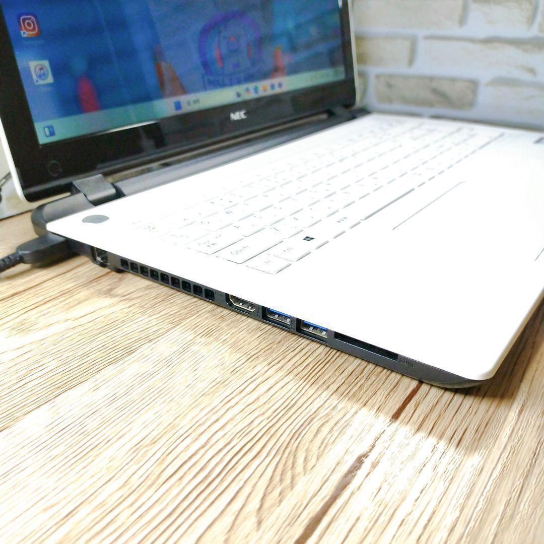 届いたらすぐに使える❤薄型NECノートPC♪Windows11✨️カメラ付き