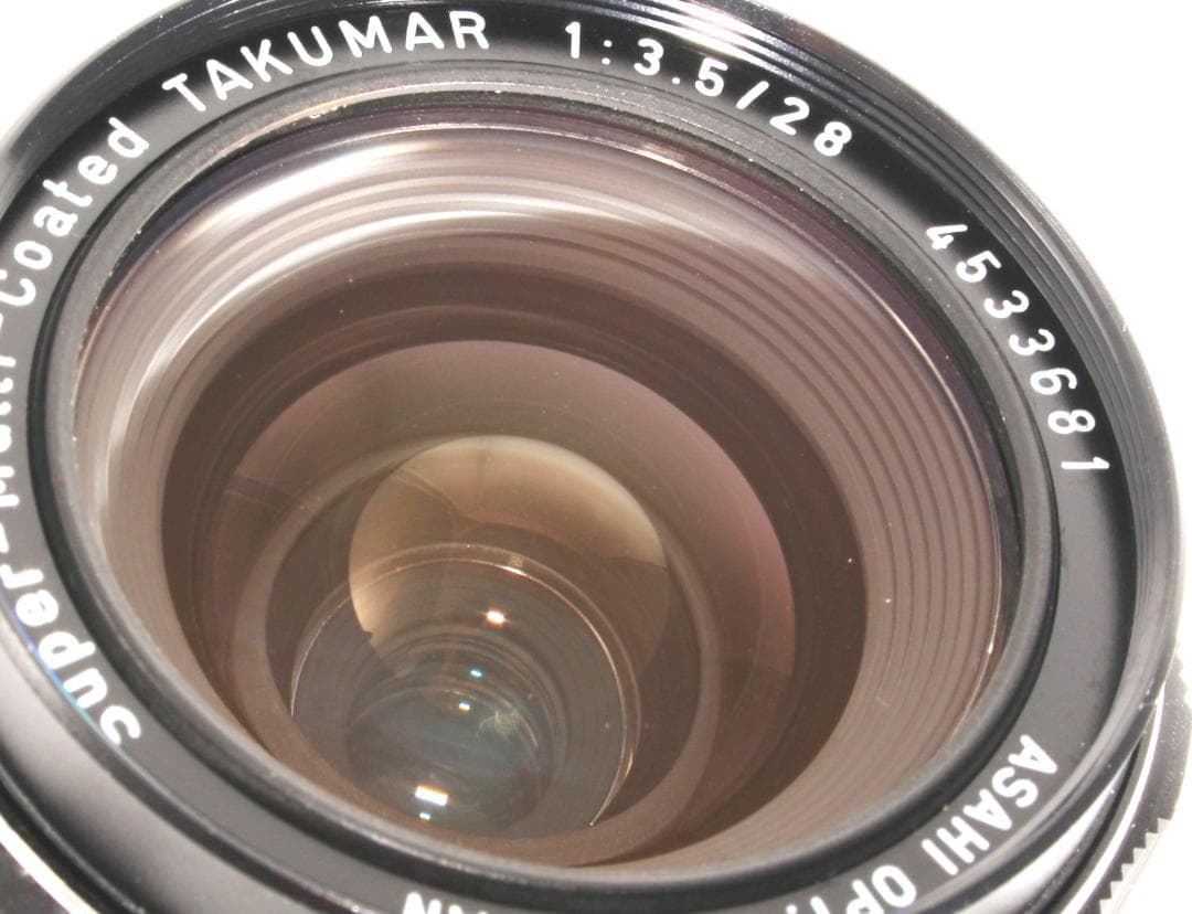 【良品】Super-Multi-Coated TAKUMAR 28mm F3.5