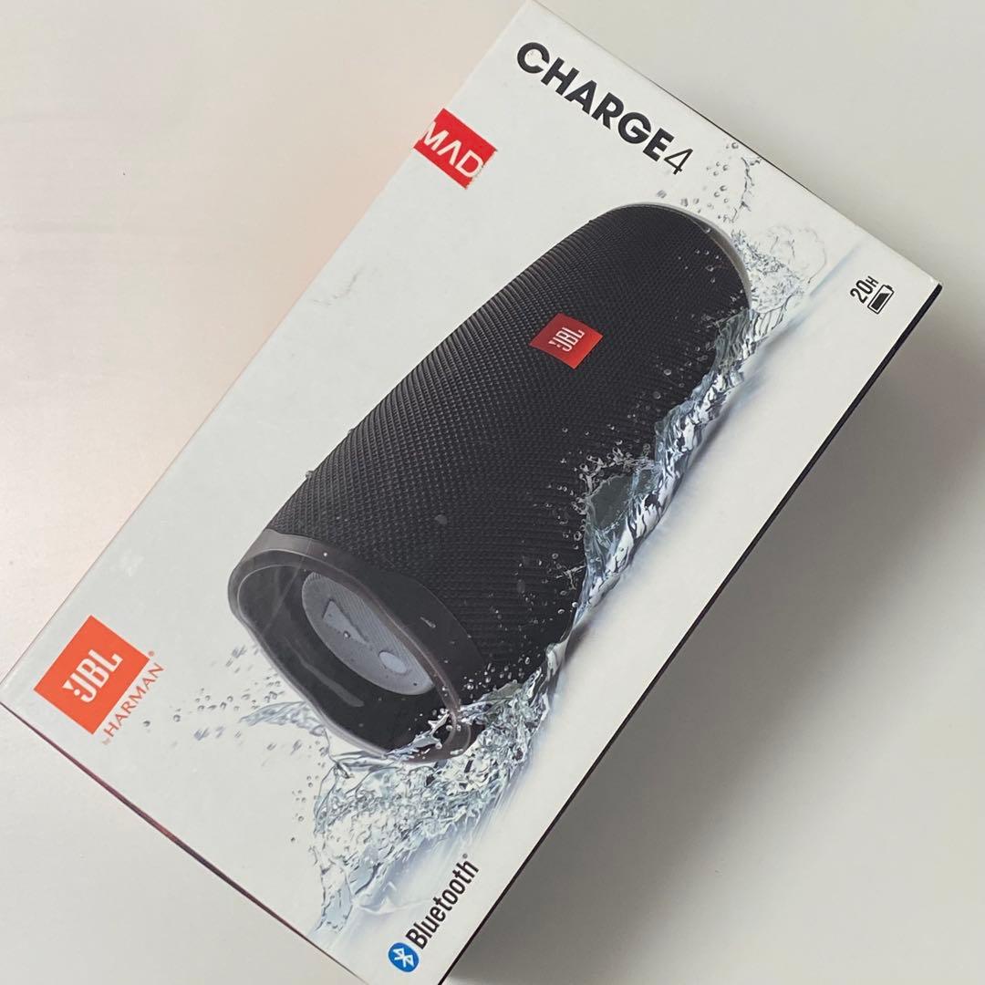 【箱付き美品】JBL Charge 4 ワイヤレススピーカー ブラック