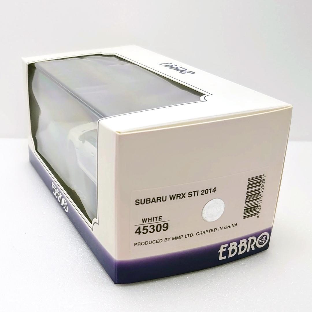 《未使用》　EBBRO　スバル　WRX　STI　2014　ミニカー　SUBARU