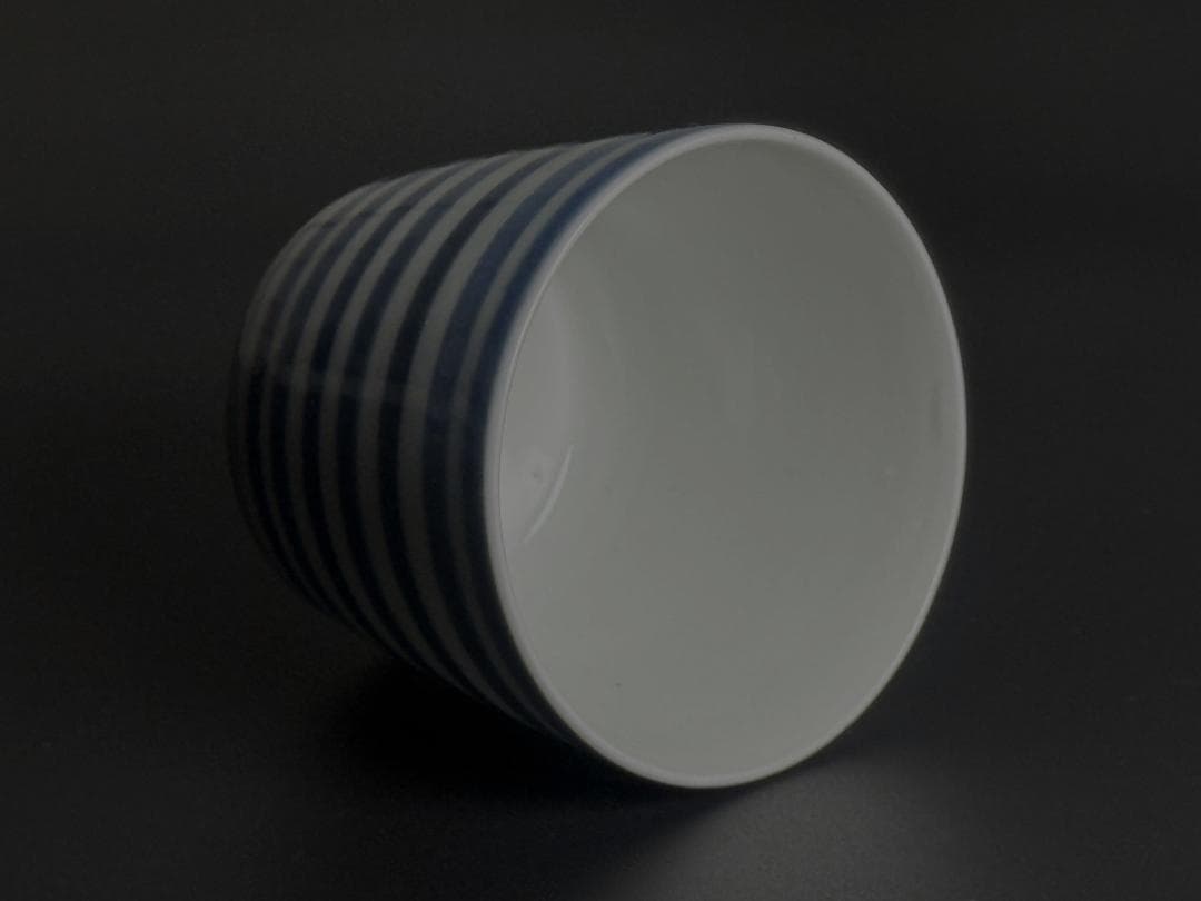 古伊万里 輪線文 そば猪口（横縞文 蕎麦猪口）／ ちょこ ちょく 酒器 江戸時代