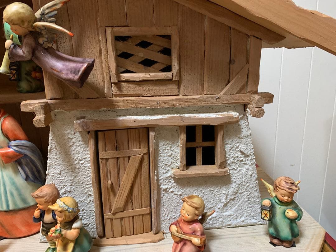 ゲーベル人形　レアな完全コンプリートフンメル人形ビンテージのキリスト降誕セット！