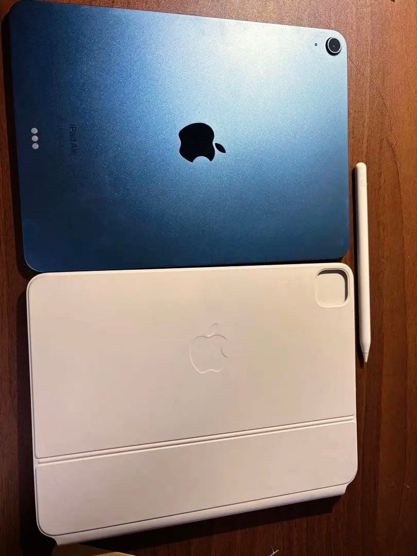 iPad Air ブルー第5世代 + 純正キーボード＋Apple pencil