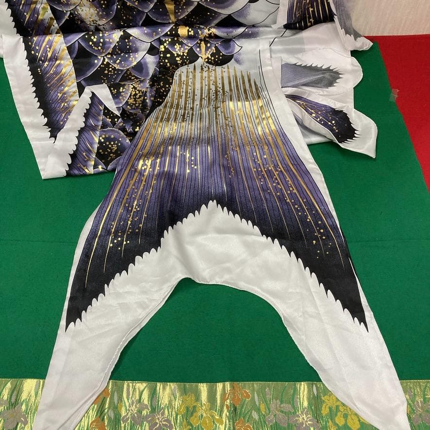 SKO116 千寿鯉のぼり4m 黒 　黒鯉4m　お父さん鯉4m　端午の節句鯉