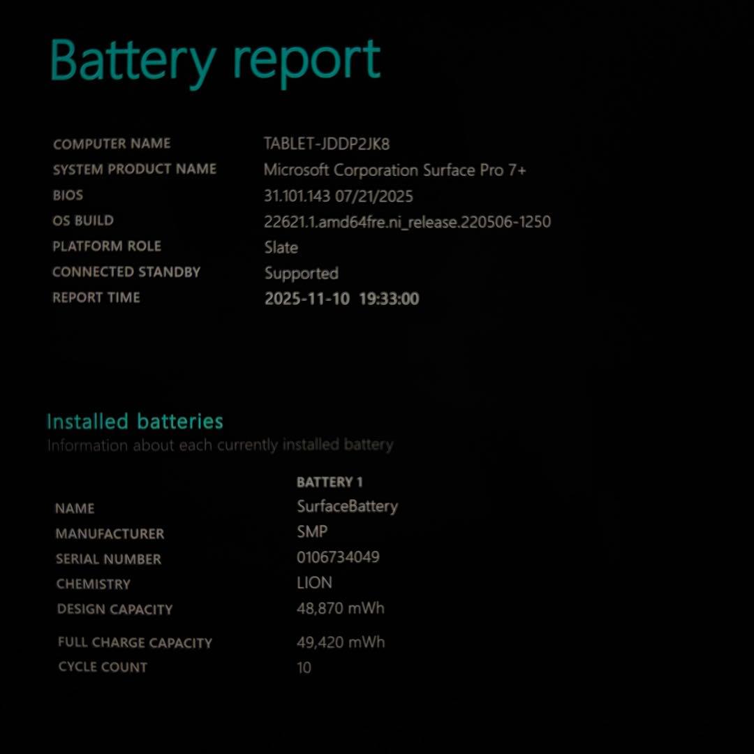 【新品・LTE】 Surface Pro7＋ 8G/256G Office