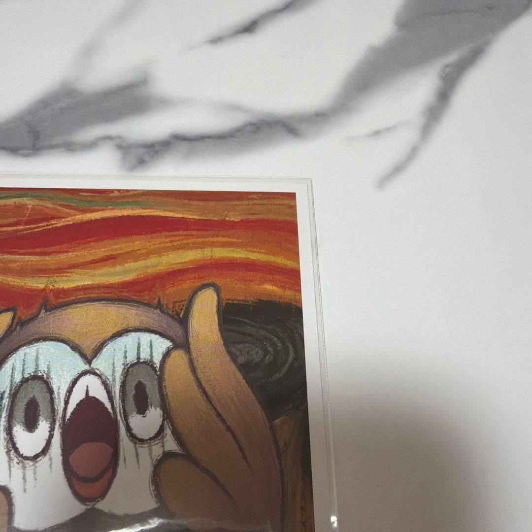 ポケモン コラボ ムンク展 ポストカード モクロー 1枚