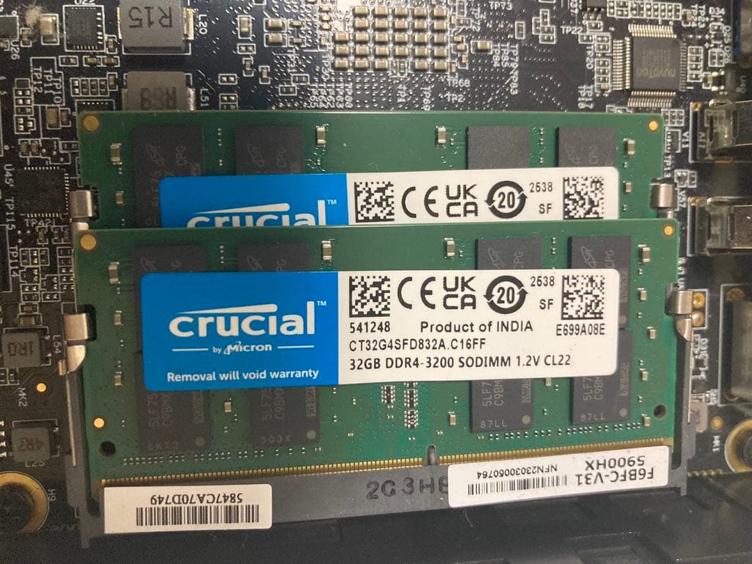 Crucial 64GB/Ryzen9】UM590 Minisforum 美品