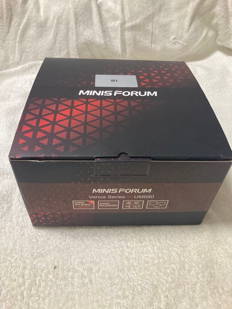 Crucial 64GB/Ryzen9】UM590 Minisforum 美品