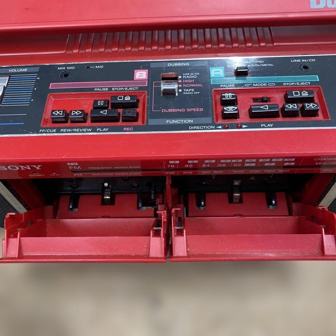 SONY CFS-DW60 ラジカセ 不具合アリ　ジャンク