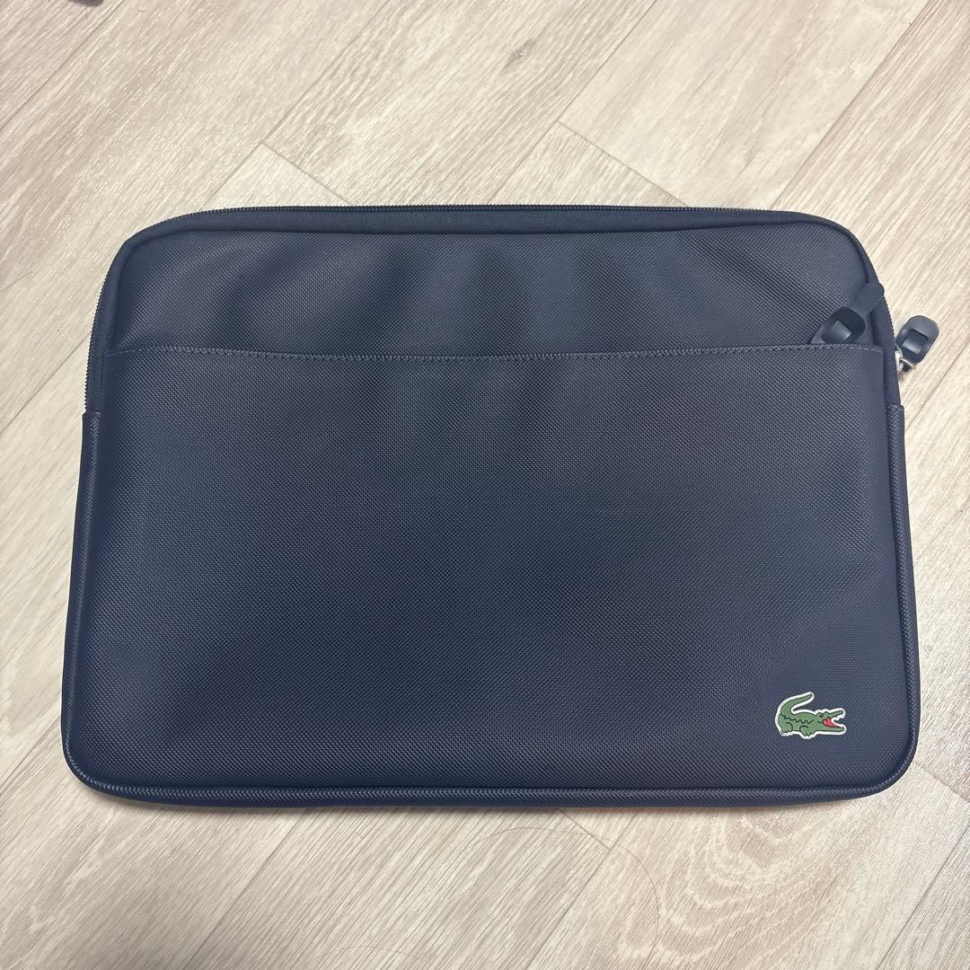Lacoste ネイビー iPad / PCケース