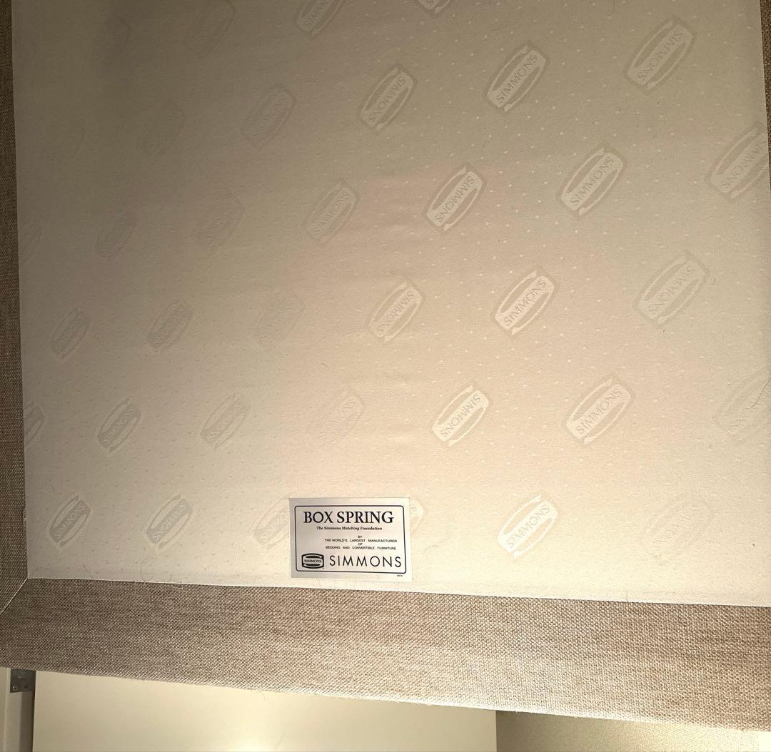 SIMMONSシモンズ　ベッドフレームクッションスプリング　セミダブル日本製