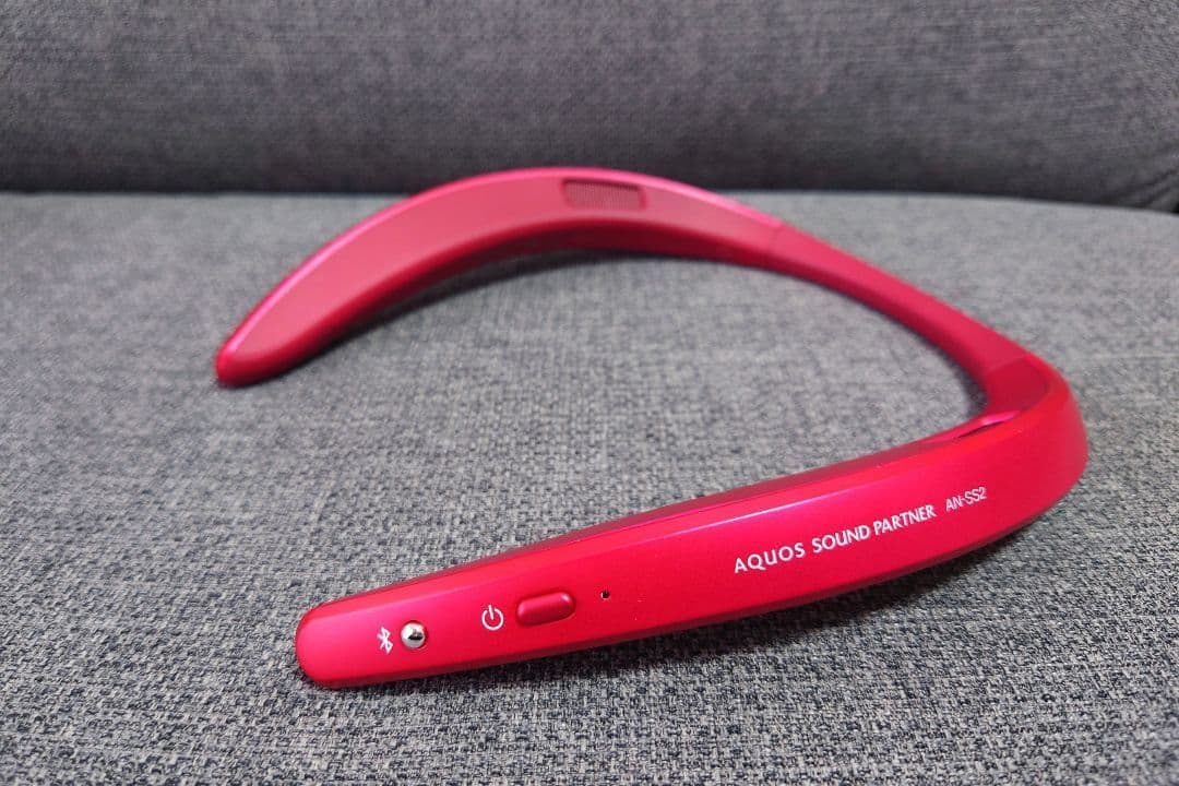 美品✨️シャープ　AN-SS2　AQUOS　ネックスピーカー　ヘッドホン