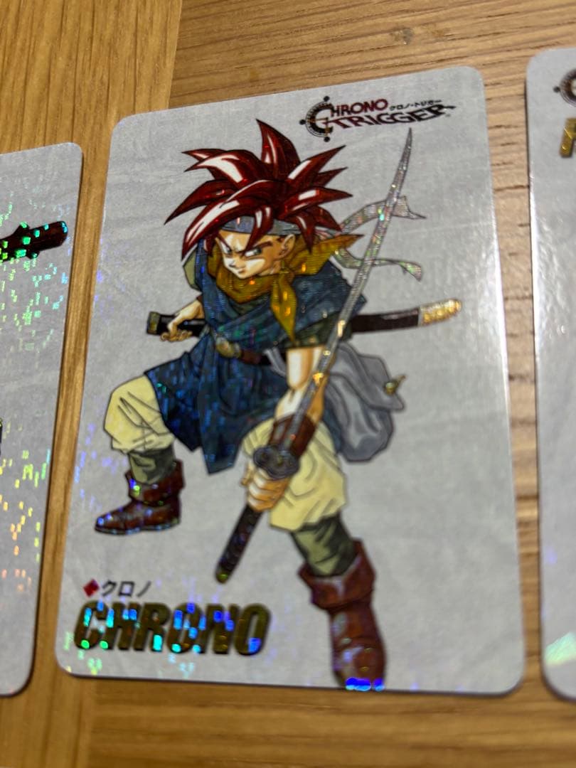 【極美品】クロノトリガー予約特典特製プリズムカード（非売品）5枚組　袋付き
