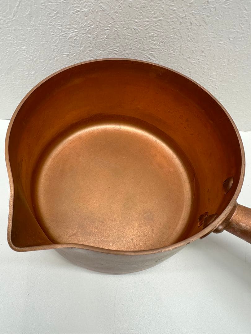 銅製 片手鍋 注ぎ口付き