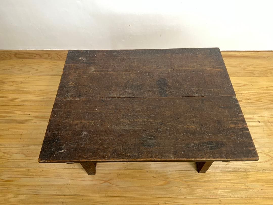 文机　座卓　机　M085　古道具　古家具　和家具　ビンテージ　アンティーク