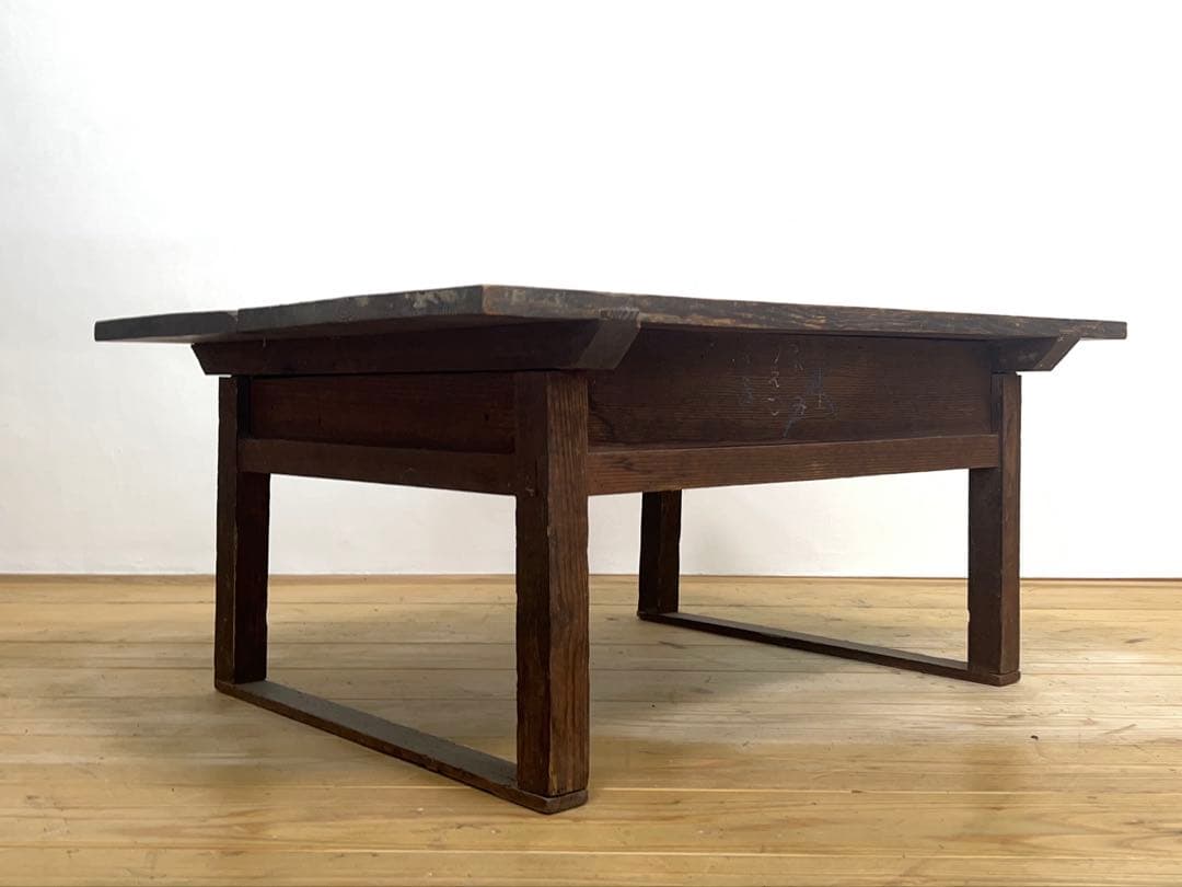 文机　座卓　机　M085　古道具　古家具　和家具　ビンテージ　アンティーク