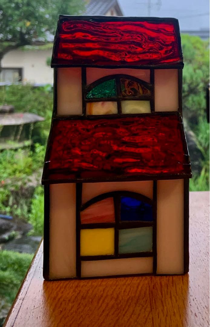 ステンドグラスのおうち•教会　愛の手仕事　美術工芸品