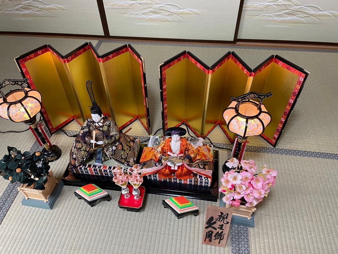 久月の雛人形　親王飾り❗️緊急お値下げ❗️
