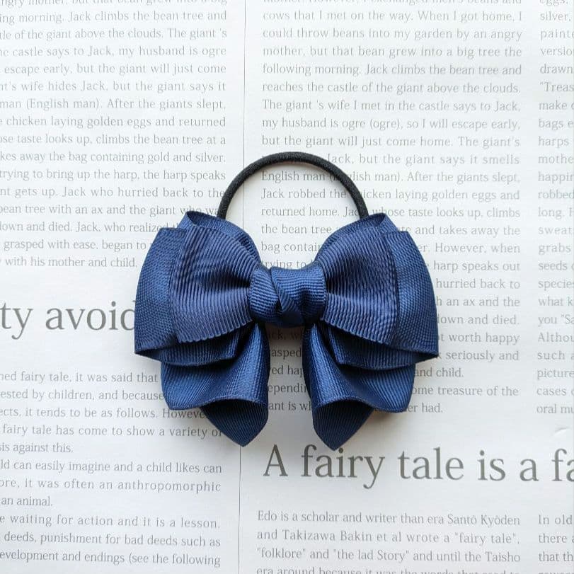 リボン　ヘアゴム♡riana ribbon♡ふんわり　卒業・入学式♡ハンドメイド