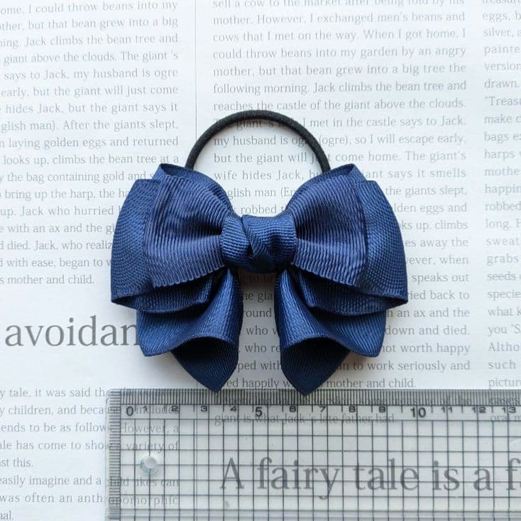 リボン　ヘアゴム♡riana ribbon♡ふんわり　卒業・入学式♡ハンドメイド