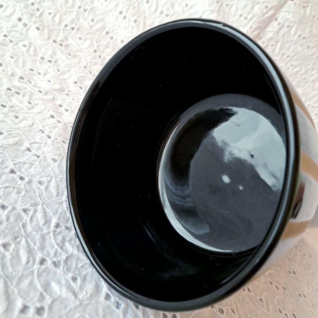 生け花　高台　花器　華道　コンポート　黒　花瓶　フラワーベース