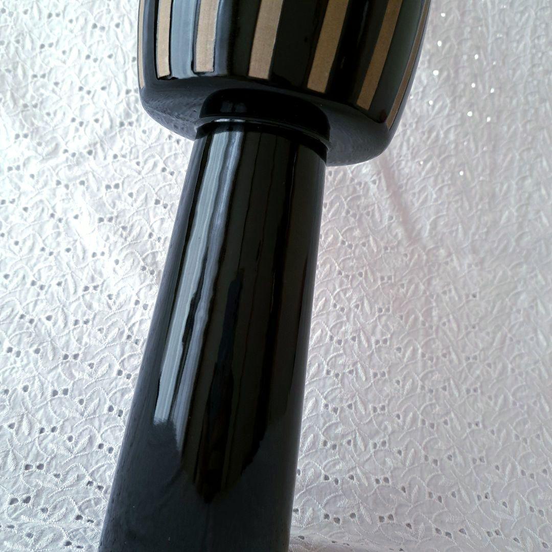 生け花　高台　花器　華道　コンポート　黒　花瓶　フラワーベース