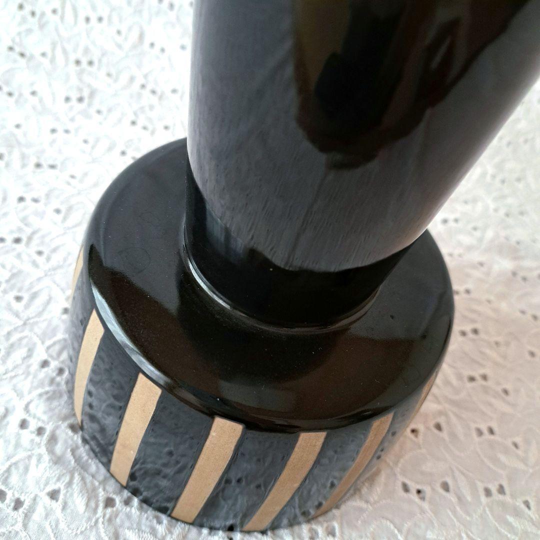 生け花　高台　花器　華道　コンポート　黒　花瓶　フラワーベース