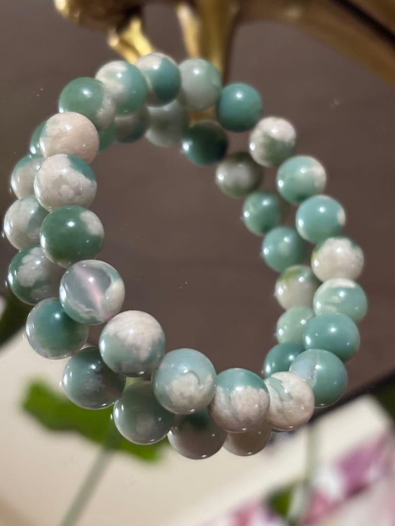 グリーン桜瑪瑙☆