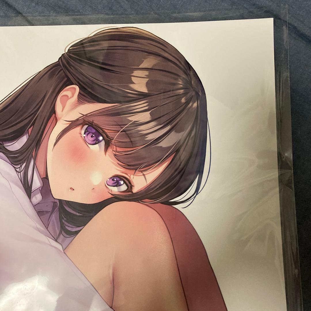 天城しの　受付ちゃん日誌　立ちバニー　お風呂ポスター　B2Wスエードタペストリー