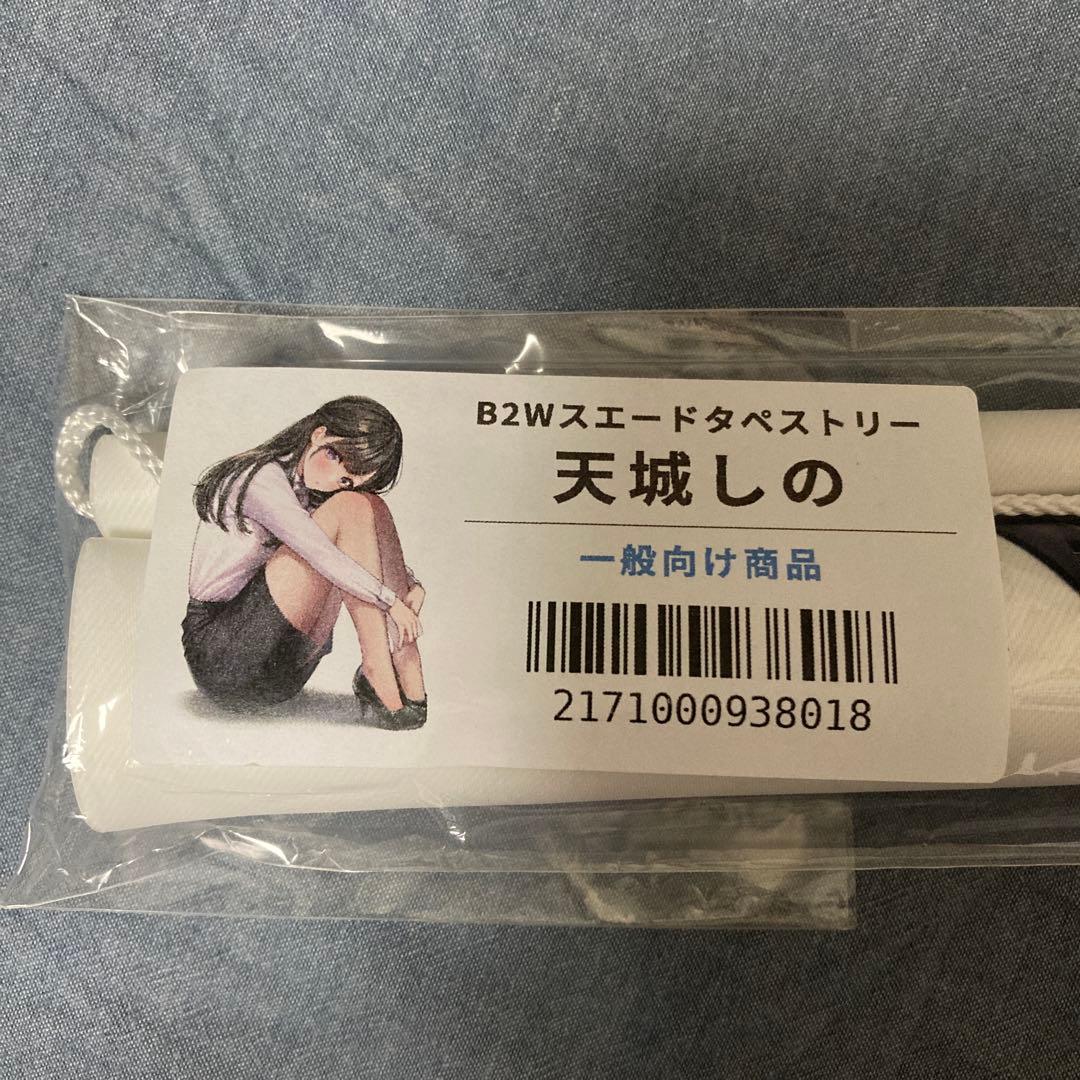 天城しの　受付ちゃん日誌　立ちバニー　お風呂ポスター　B2Wスエードタペストリー