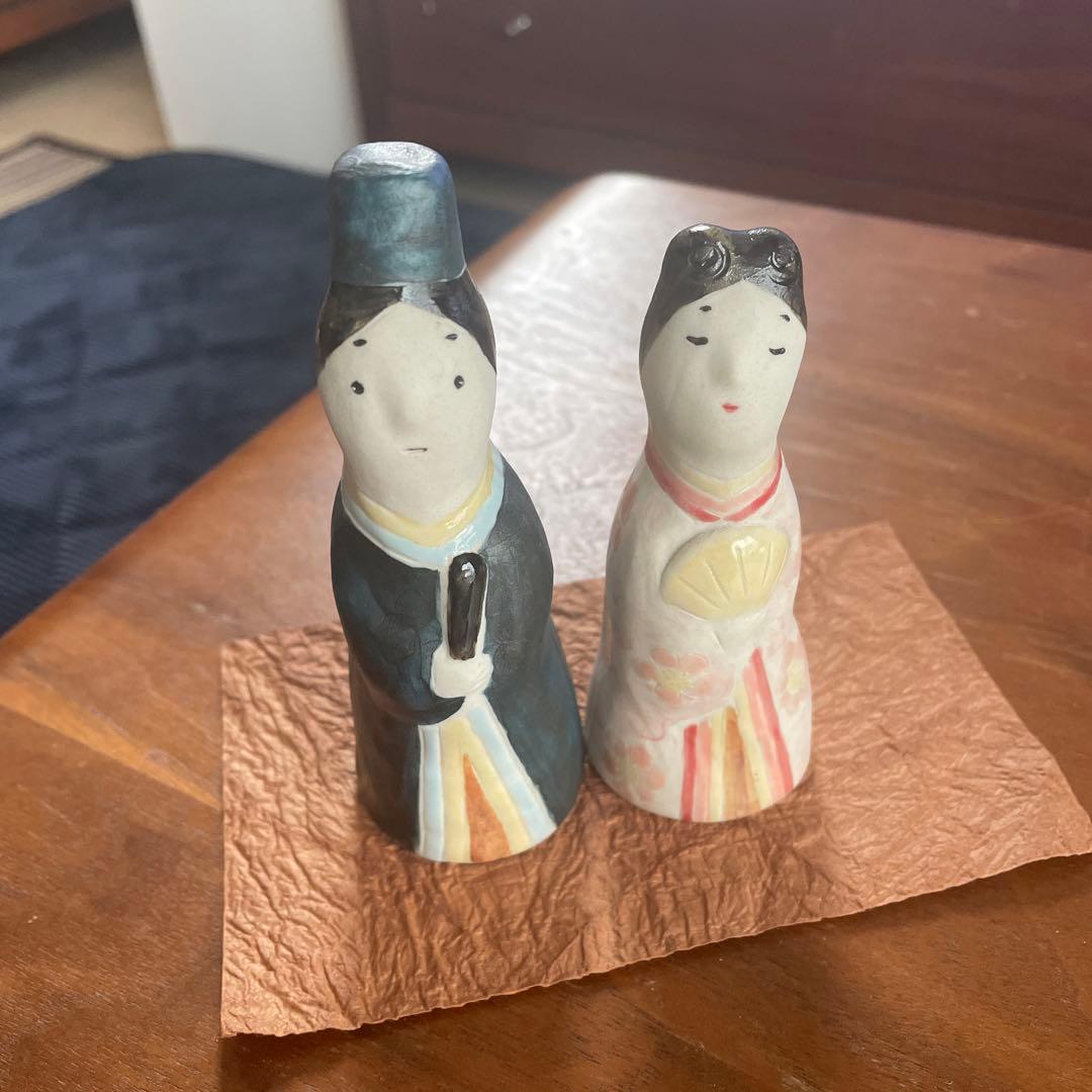 草舟　金子佐知恵さん　陶器　雛人形