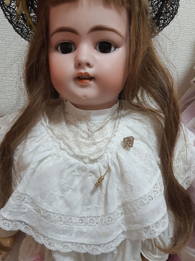 アンティーク ハットピン / ピンブローチ / 三角 装飾ブローチ