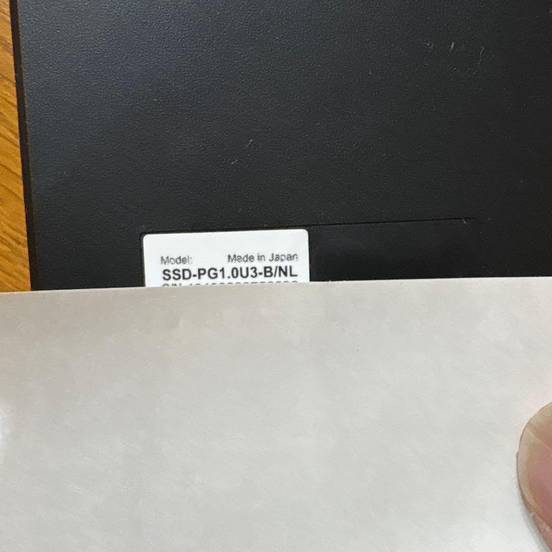 BUFFALO SSD-PG1.0U3-B/NL 外付けSSD