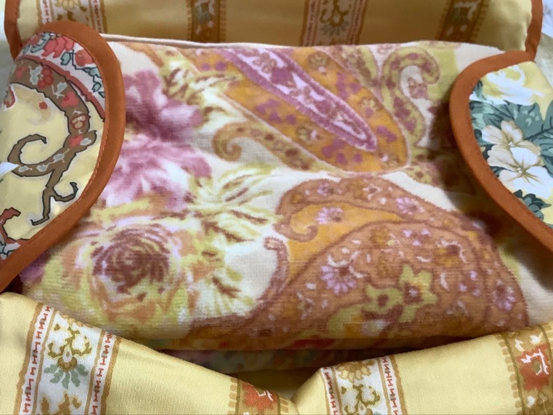 ETRO エトロ　ティッシュケース+ミニテリー3枚　セット