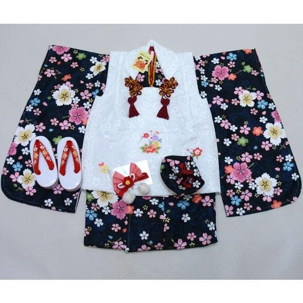 七五三 三歳 女児 被布 着物セット 日本製 陽気な天使 お仕立て無料
