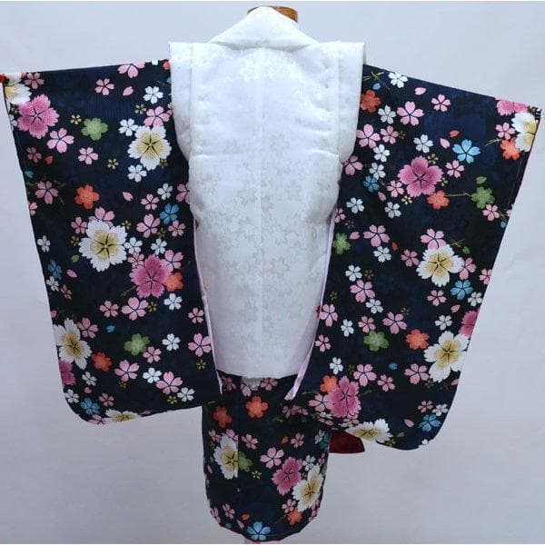 七五三 三歳 女児 被布 着物セット 日本製 陽気な天使 お仕立て無料