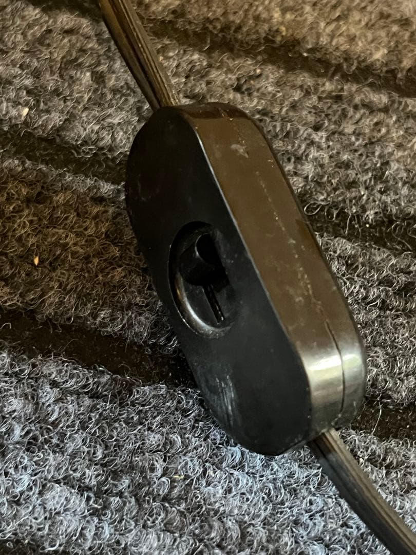 【大型】 オイルランプ風 ガラス電傘付 ライト 高さ50cm弱 管理A3330